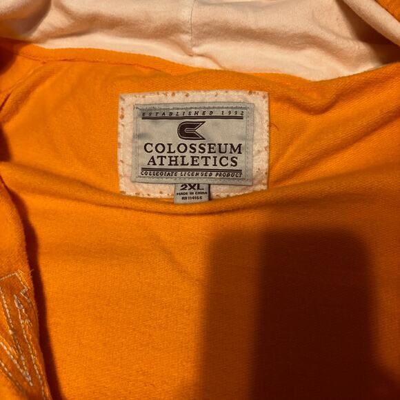 Colosseum Athletics Tennessee Volunteers Full Zip Hoodie Pockets Hoodie Men 2XL - Picture 8 of 8